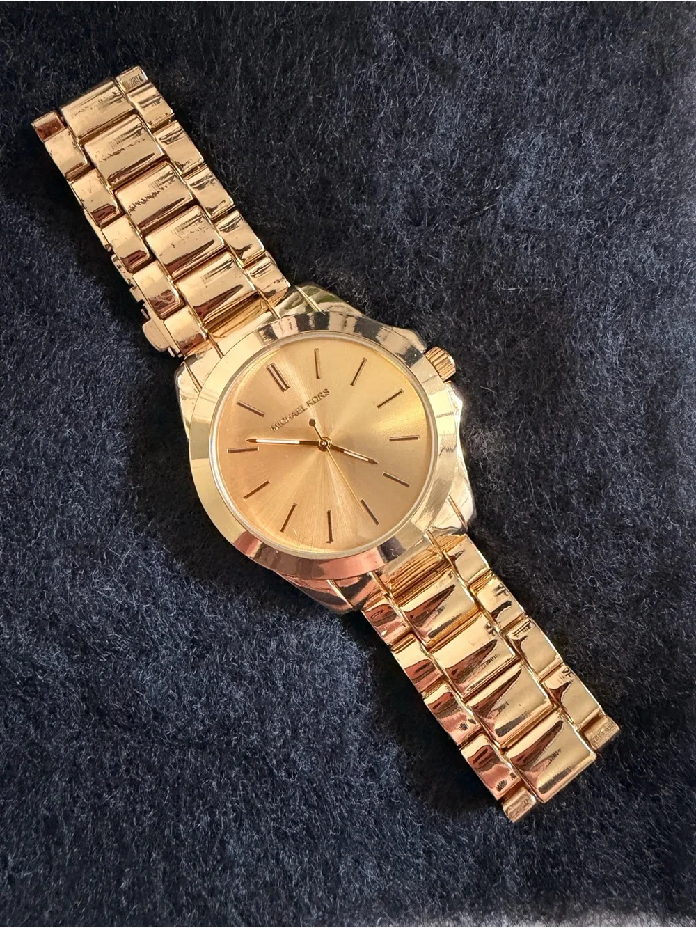 Michael Kors Women's Gold Tone Stainless Steel Bracelet Watch